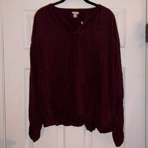 a-new day Maroon blouse!